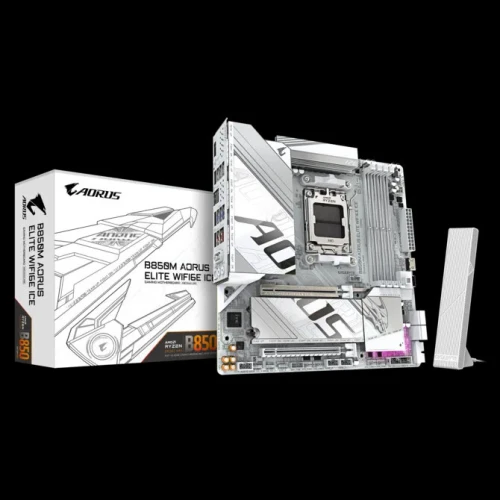 CARTE MERE GIGABYTE B850M AORUS ELITE WIFI6E ICE