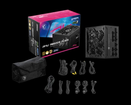 ALIMENTATION MSI 850W MPG A850GS PCIE5 ATX 3.1 80 PLUS GOLD