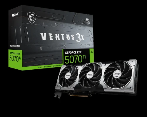 CARTE GRAPHIQUE MSI RTX 5070 Ti VENTUS 3X OC 16GB