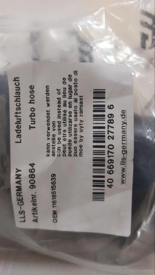 Durite Turbo BMW X5 F15 25d