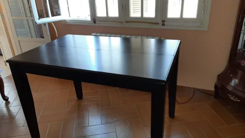 Table haute pour salon avec 8 chaises