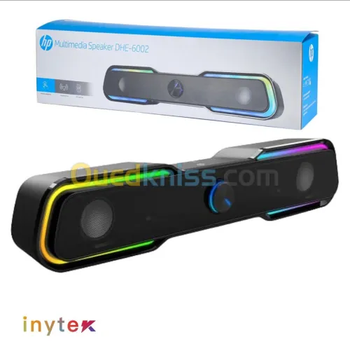 HP Haut Parleur DHE-6002 Wired Speaker 3.5mm Surround Sound PC and Phone Compatible Original