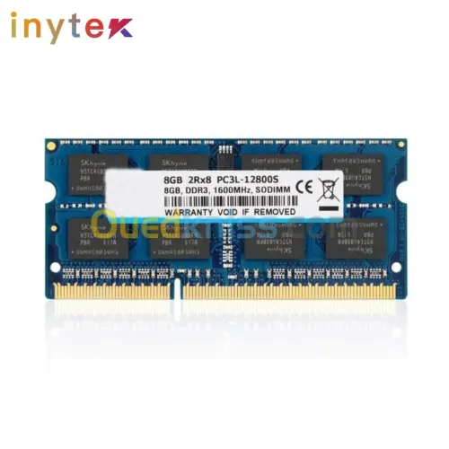 RAM-DDR3 8Go LAPTOP /PC3L-12800S Kingston