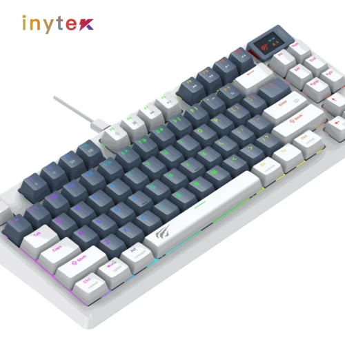 CLAVIER HAVIT MECANIQUE KB-884L SWITCH RED+SCREEN
