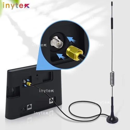 Antenne Modem 4G de Communication Radio 5dbi avec Cable 10m Connecteur SMA mâle
