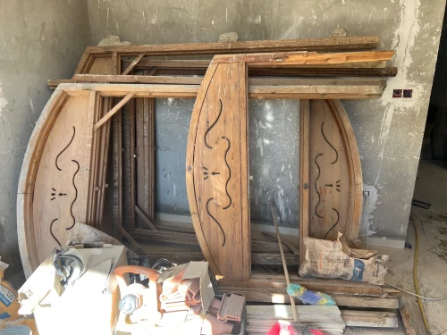 Port balcon en bois