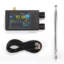 Mini récepteur radio portable TEF6686 pleine bande FM/LW/MW/SW avec écran tactile résistif de 2,4"