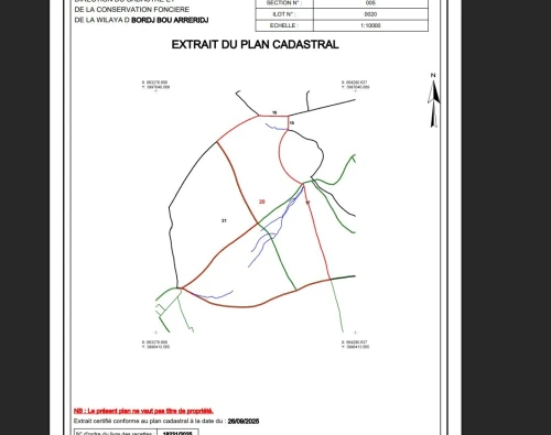 Vente Terrain Agricole Bordj Bou Arreridj Bordj bou arreridj
