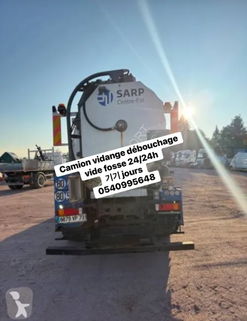 Camion vidange Débouchage