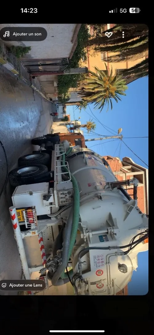 Camion Nettoyage débouchage