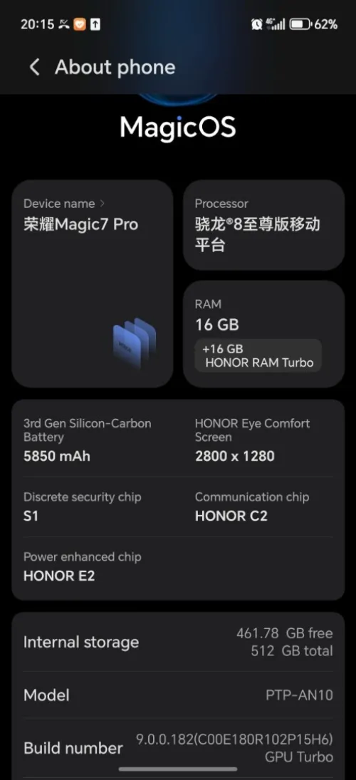 Honor Magic 7 pro