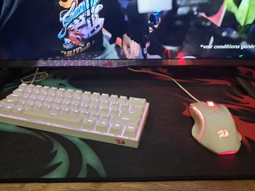 Clavier redragon k630 et souris m607
