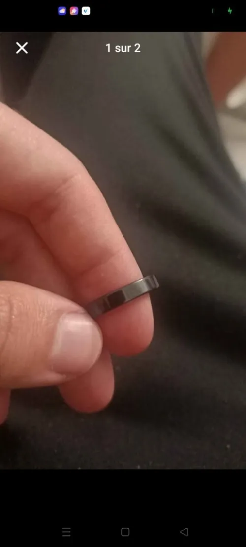 Bague homme 18 mm خاتم رجالي