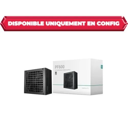 ALIMENTATION DEEPCOOL PF600D BLACK