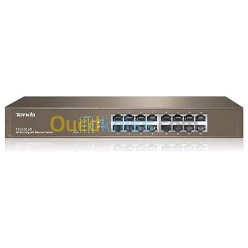 SWITCH TENDA TEG1016D V8.0 16 PORTS GIGABIT