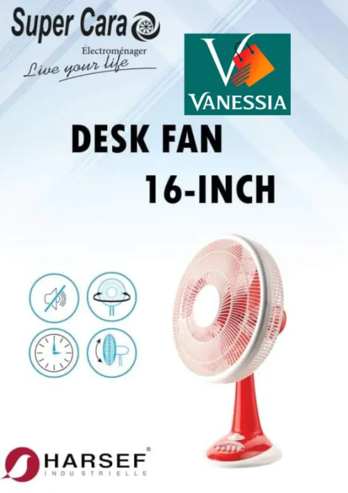Ventilateur bureau marque super cara