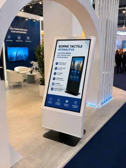 Location borne tactile et totem tactile