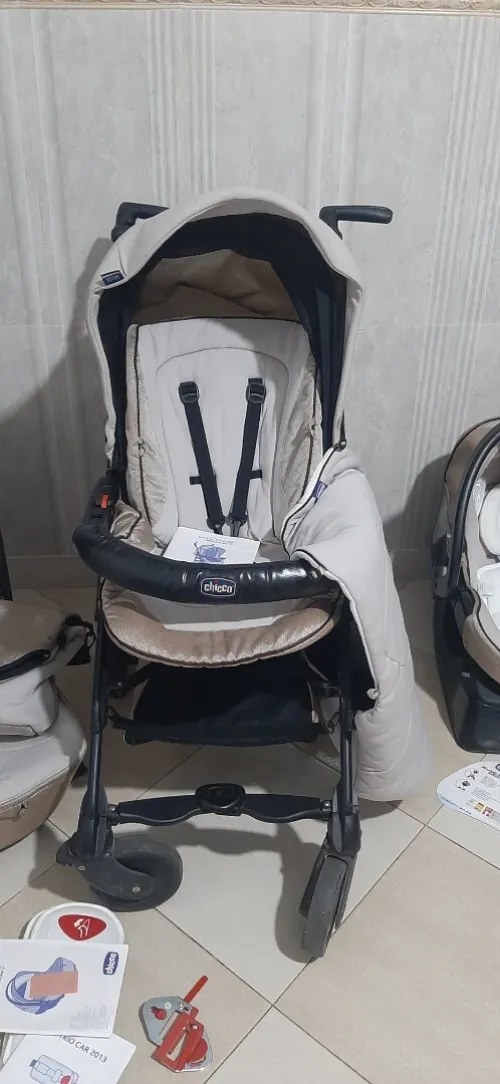 Pack trio poussette 3 en 1  ماركة ايطالية