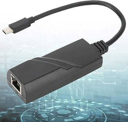 Carte Réseau USB C vers RJ45 10/100/1000 Mbps Adaptateur Ethernet