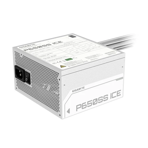 Alimentation Gigabyte P650SS Ice 80 Plus Silver 650W Puissante Stable Gaming PC