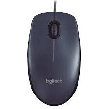 Souris Logitech M90 USB Filaire Haute Précision 1000 DPI Design Ambidextre Plug & Play Souris Bureau PC Portable Fiable et Durable