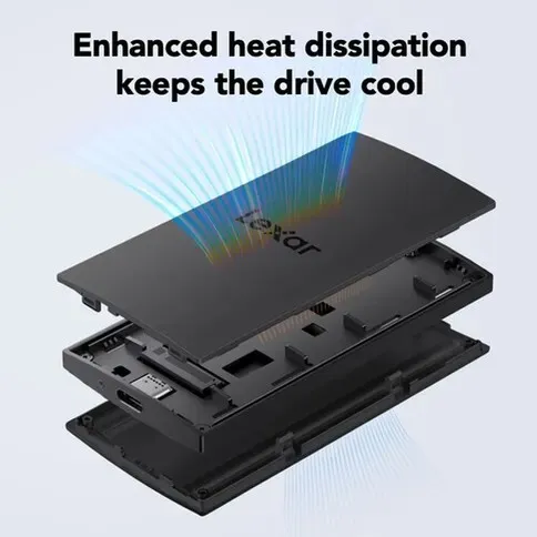 Lexar SL300 Disque Dur Externe 1 To USB 3.2 Portable