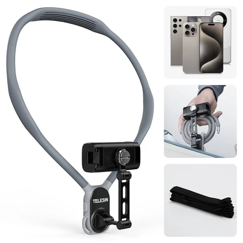 SUPPORT DE COU POUR TELEPHONE PORTABLE ET CAMERA