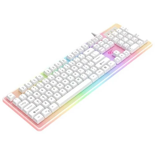 Clavier Mécanique HAVIT KB870L Gamenote Rétroéclairé LED Haute Performance Anti-Ghosting USB Clavier Gamer Compact Réactif Durable eSport