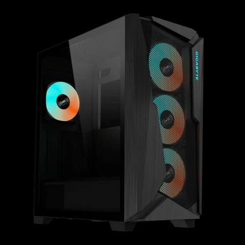 Boîtier Gaming Gigabyte C301 Glass V2 Black ATX Ventilation RGB Design Premium
