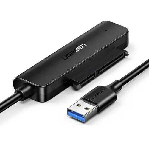 RACK UGREEN USB vers SATA 2.5" 50cm Réf 70609 USB 3.0 Haute Vitesse Compatible SSD HDD SATA 6Gbps Plug & Play