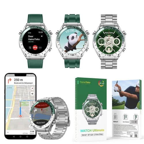 SMARTWATCH HAINO TEKO ULTIMATE RW67 MONTRE CONNECTÉE AVANCÉE MULTIFONCTION
