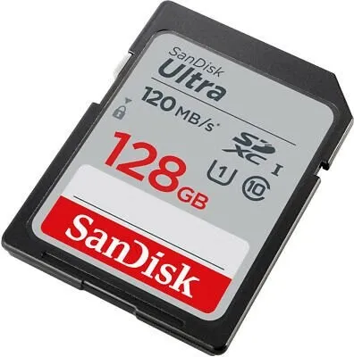 CARTE MEMOIRE SD SANDISK 128 GO ULTRA 