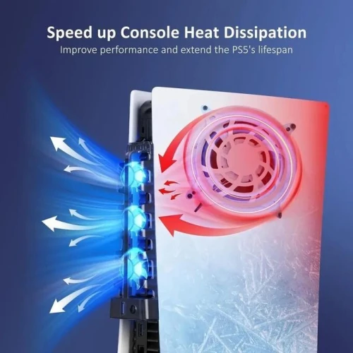 MANETTE PS5 DOBE TP5 1523E  VENTILATEUR DE REFROIDISSEMENT GAMING COMFORT & PERFORMANCE