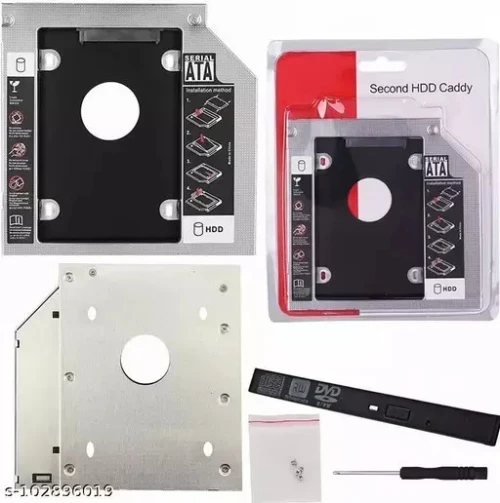 Caddy Second HDD 12.7mm SATA pour Laptop Adaptateur SSD HDD Haute Performance