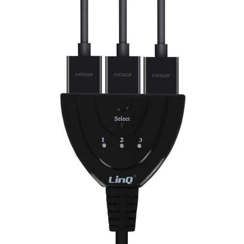 Adaptateur HDMI Male vers 3 HDMI Femelle 4K UHD Switch 1 a 3 pour TV PC Consoles