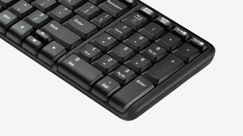 Combo Logitech MK220 Clavier Souris Sans Fil 2.4GHz Compact AZERTY USB Autonomie Longue Durée Design Gain de Place PC Portable Bureau