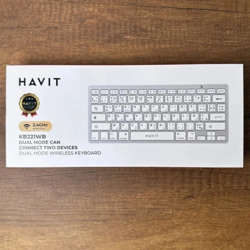 Havit HV-KB221WB Clavier Sans Fil 2 4 GHz USB Compact