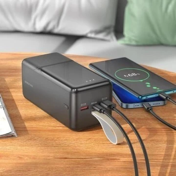 Power Bank Borofone 50000 mAh Fast Charge 30W Batterie Externe Grande Capacite Mobile