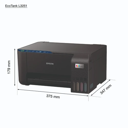 Imprimante Epson A4 EcoTank L3250 Multifonction WiFi Impression Recharge Sans Cartouche