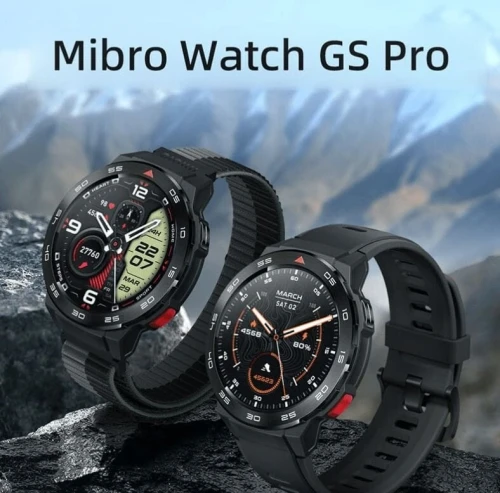 Montre Connectée Mibro GS Pro AMOLED GPS Appels Bluetooth 105 Modes Sport