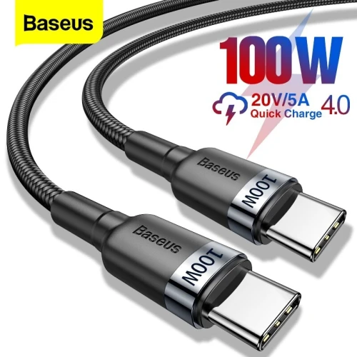 CABLE TEN SPACE  TYPE-C  TO TYPE C  100W TS-091 