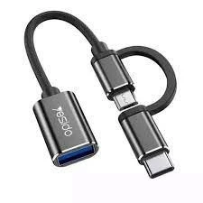 OTG YESIDO 2IN1 USB TYPE-C ET TYPE-A GS02