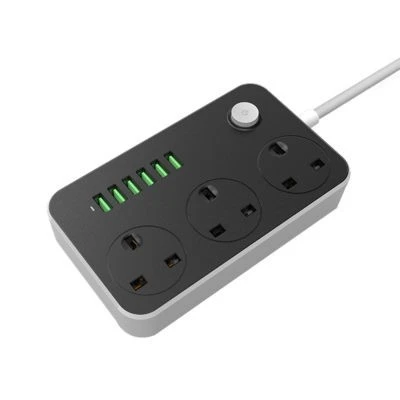 Multiprise 3 Prises 6 Ports USB SC3604