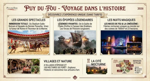 Visitez le PARC PUY DU FOU Vendée France