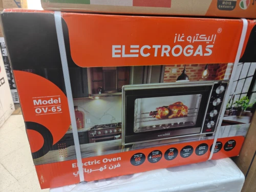 Four Électrique ELECTROGAS Pose Libre Ventilé 65L INOX/SILVER