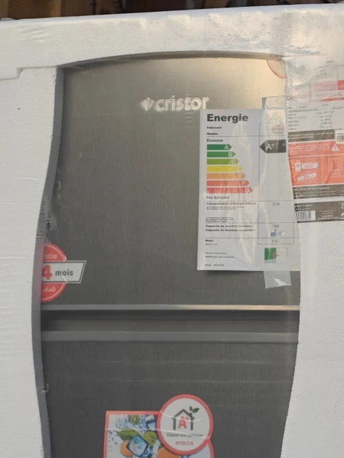 RÉFRIGÉRATEUR CRISTOR GRIS DEFROST