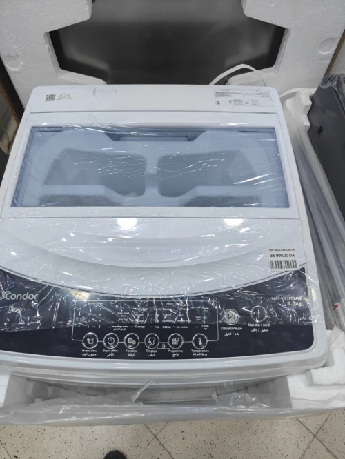 machine à laver condor 8kg top blanche