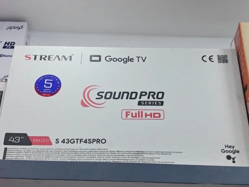 STREAM 43 Pouces GOOGLE TV SONDPRO TÉLÉVISEUR