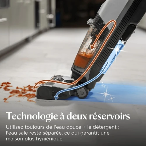 Aspirateur balai laveur sans fil Bissell CrossWave OmniForce garantie 2 ans