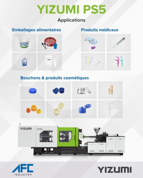 Machine d'injection plastique YIZUMI PS-5 high speed dernière génération
